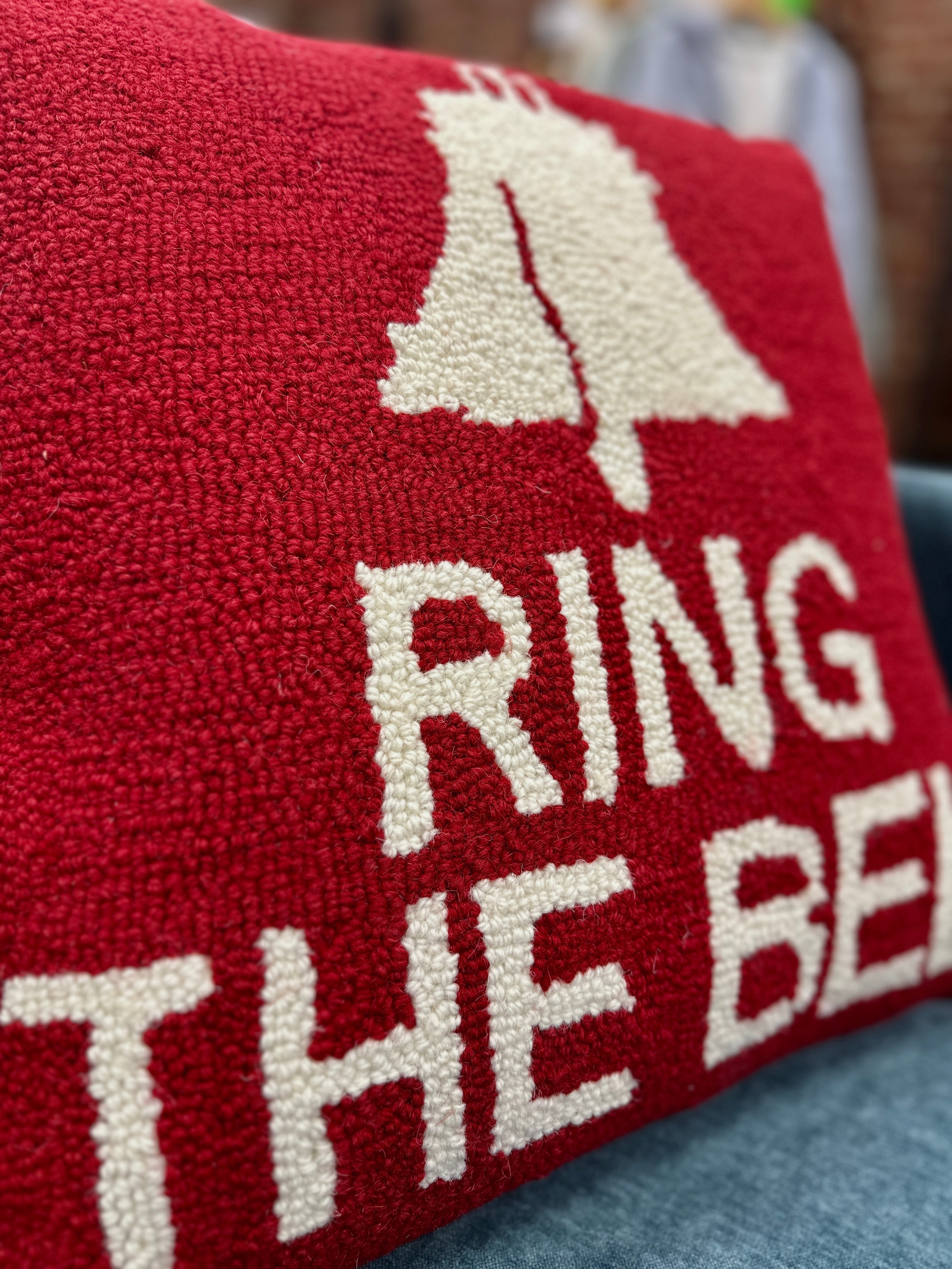 Ring The Bell Hook Pillow
