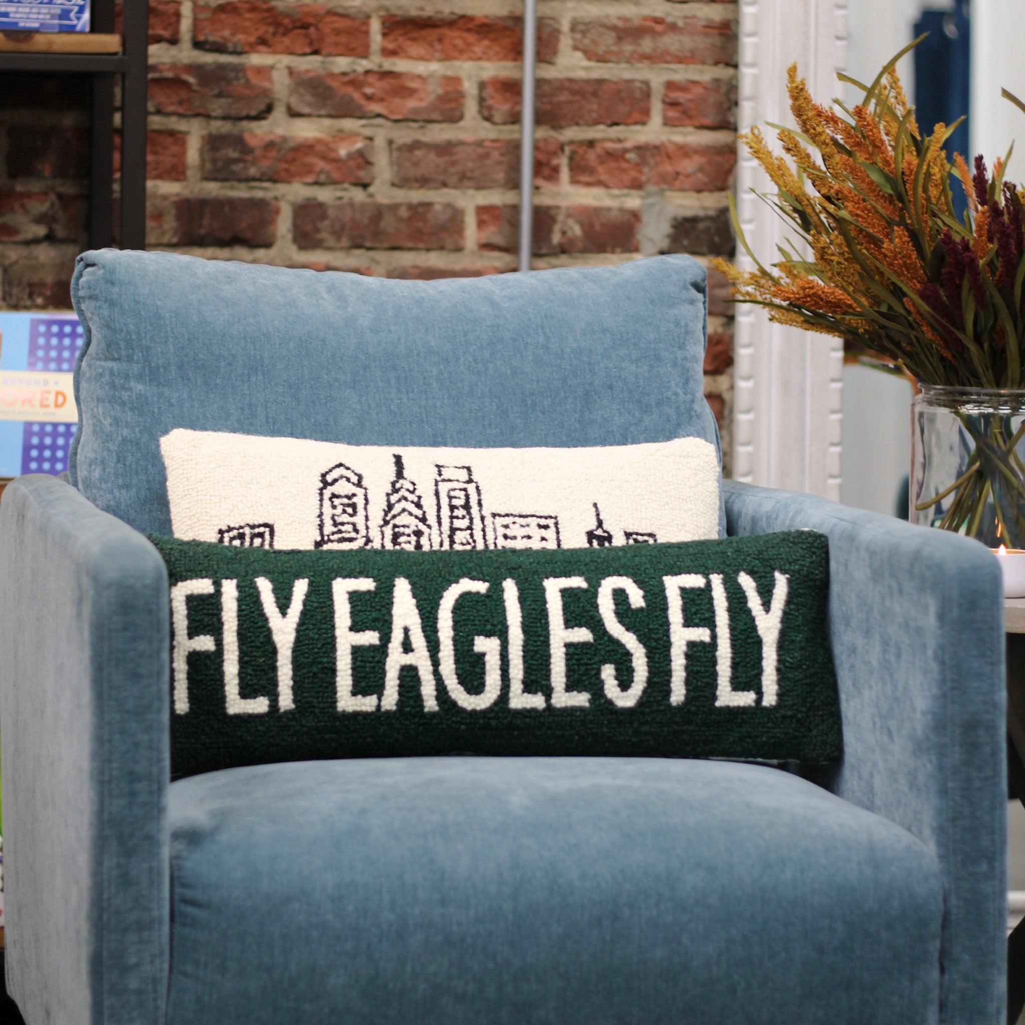 Kramer Drive Fly Eagles Fly Hook Pillow