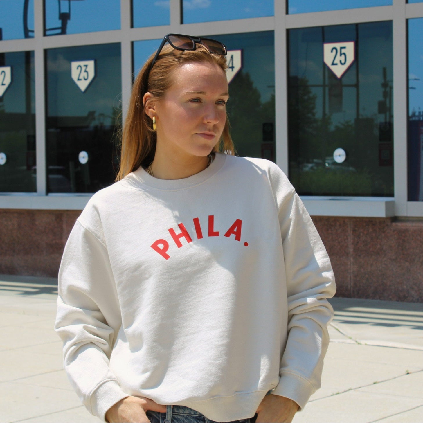 PHILA. Cotton Terry Crewneck