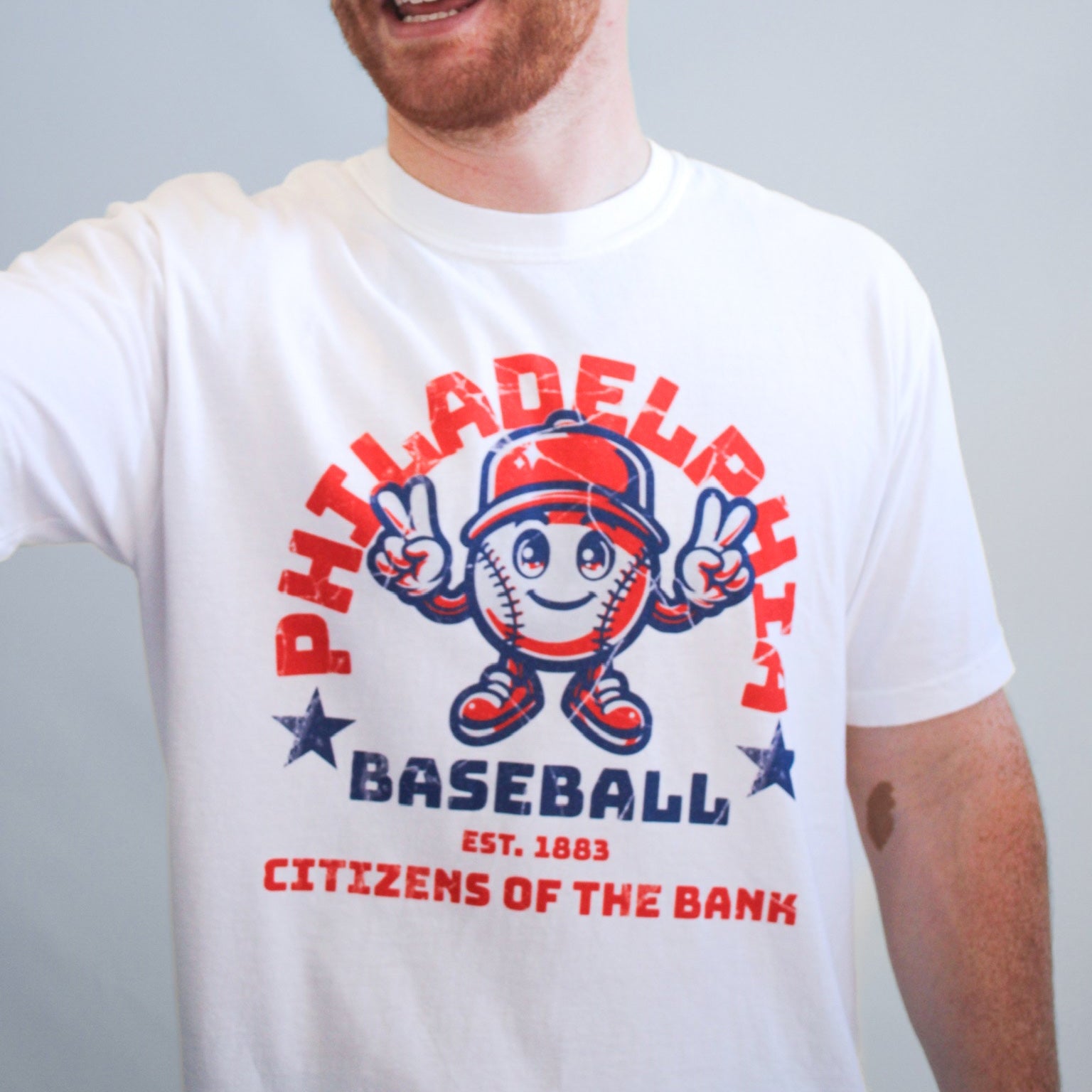Philadelphia Baseball Vintage Mascot Tee - Citizens of the Bank Edition