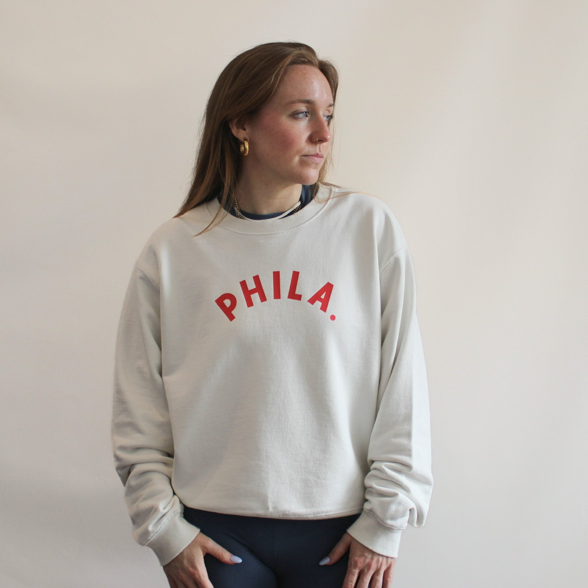 PHILA. Cotton Terry Crewneck