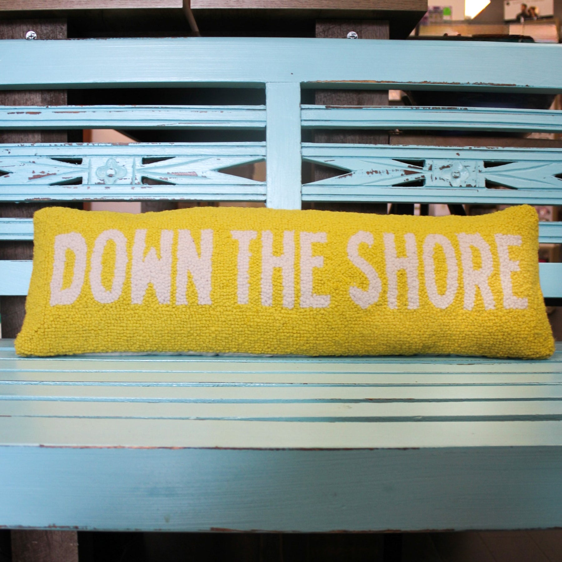 Down The Shore Hook Pillow