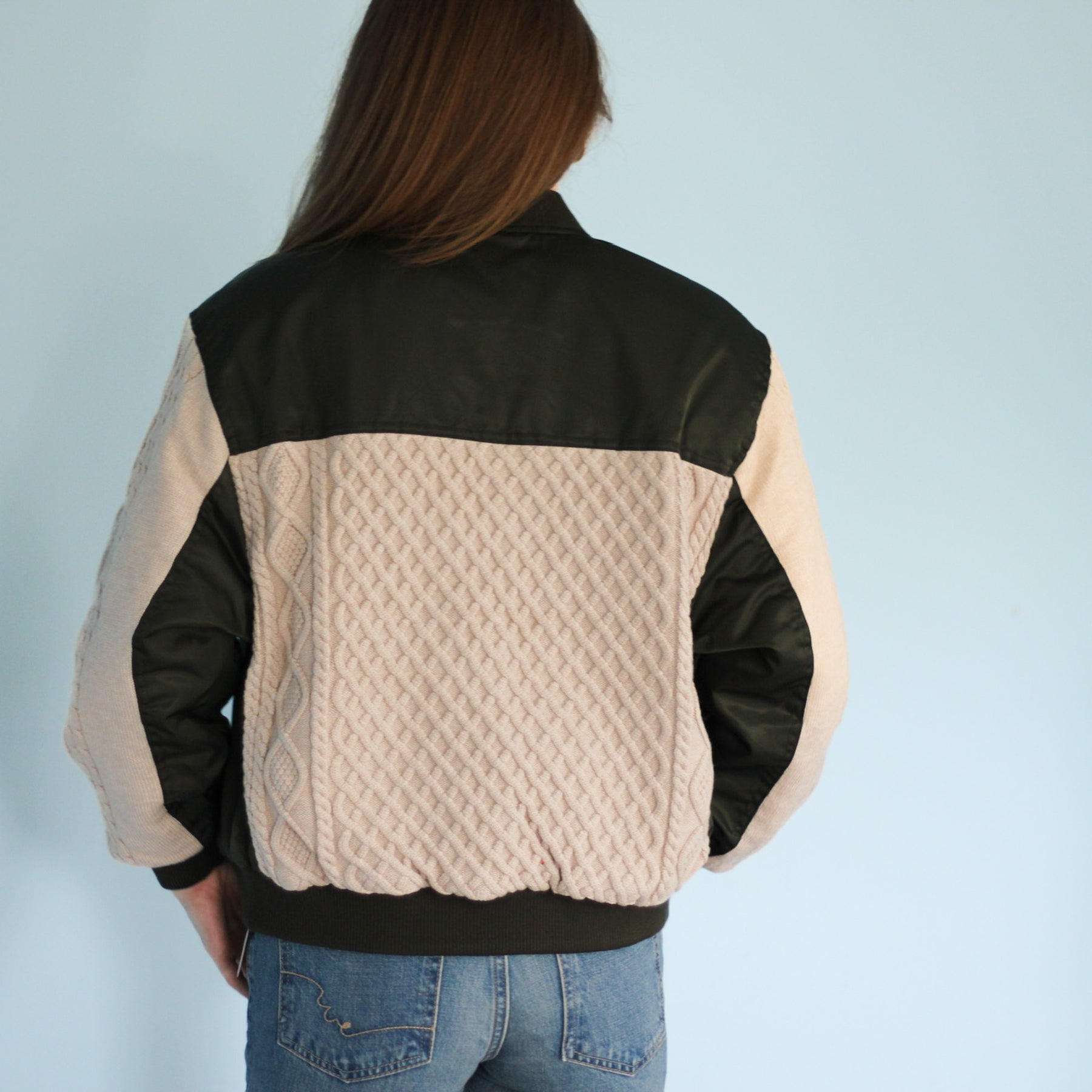 Knit Bomber Jacket