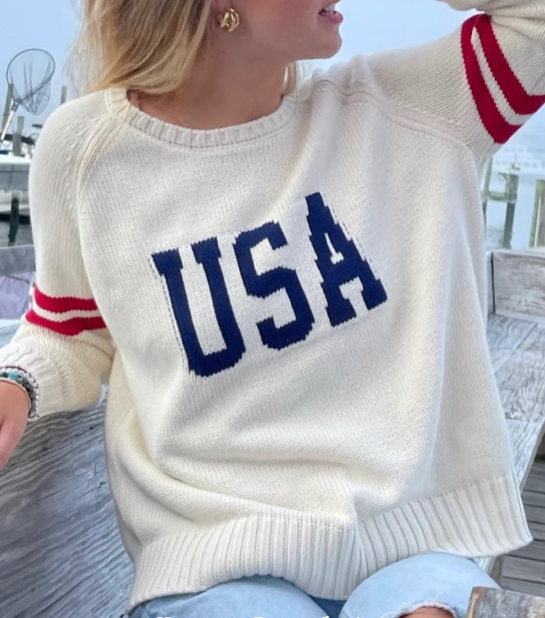 USA Knit Sweater