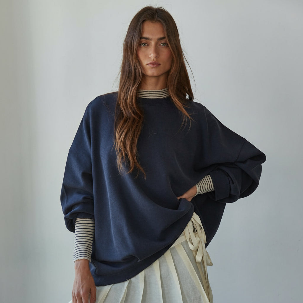 Around Town Crew Pullover Knit