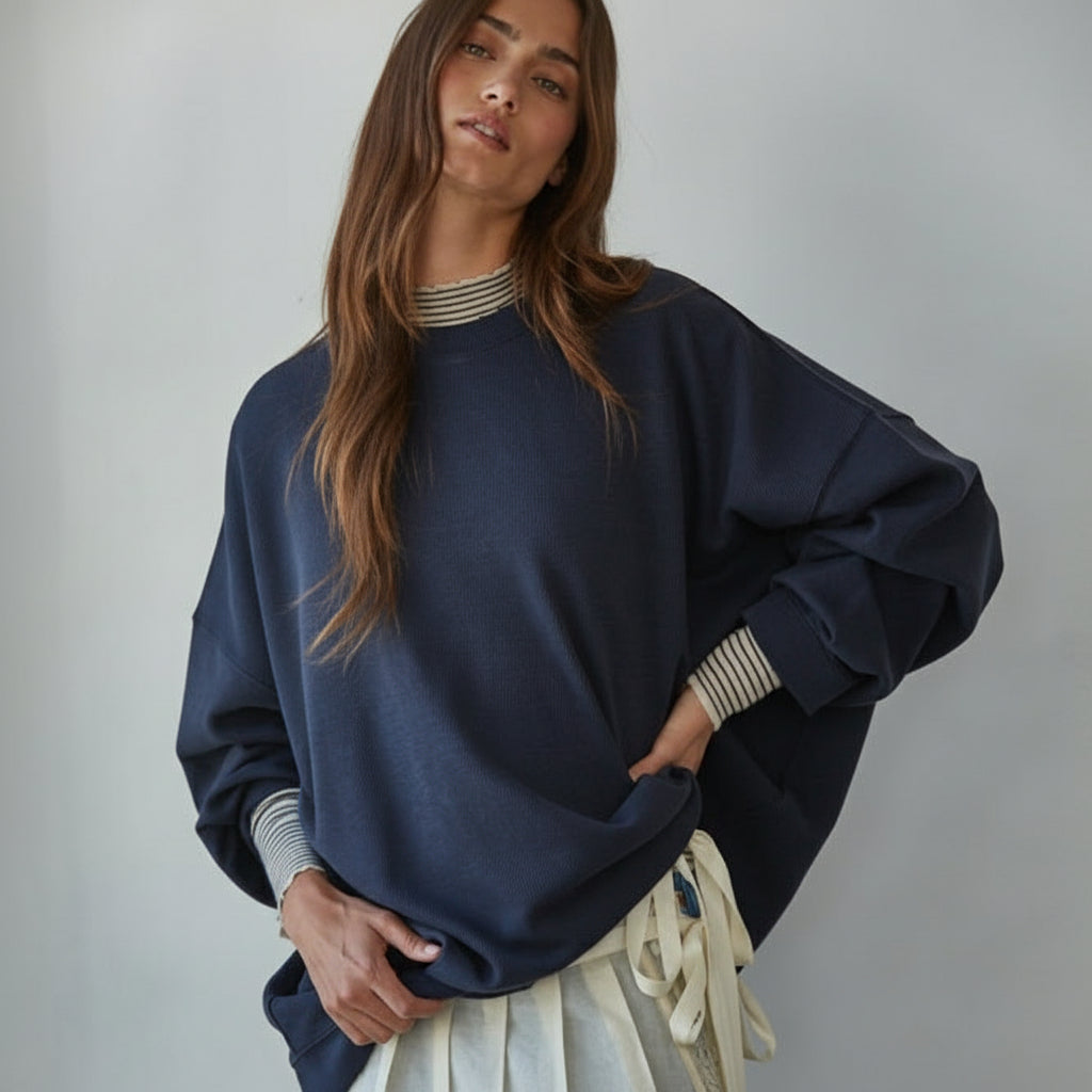 Around Town Crew Pullover Knit