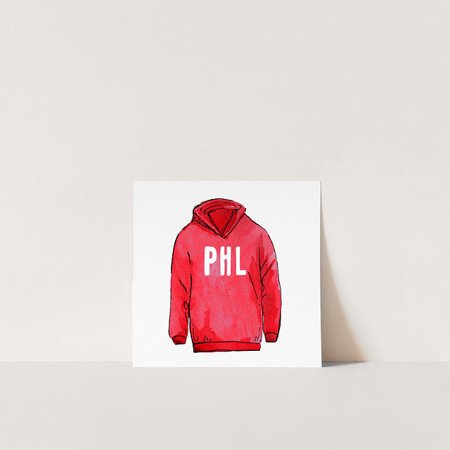Philly Phan Wall Art Print (12.5"x12.5")