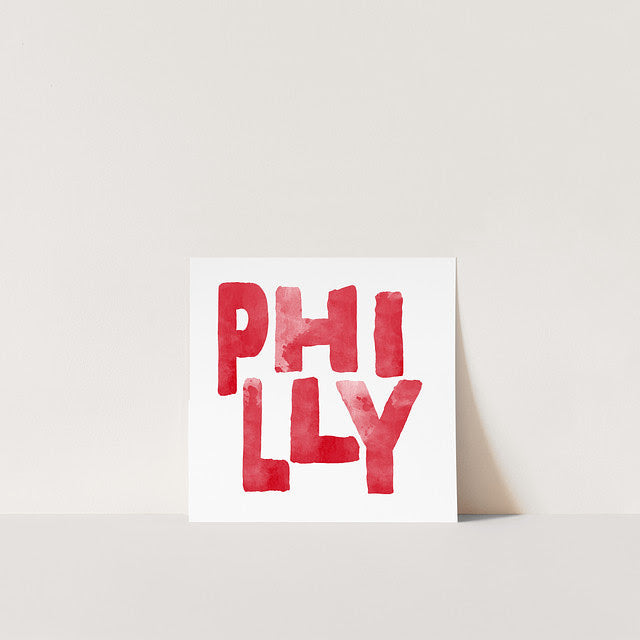 Philly Phan Wall Art Print (12.5"x12.5")