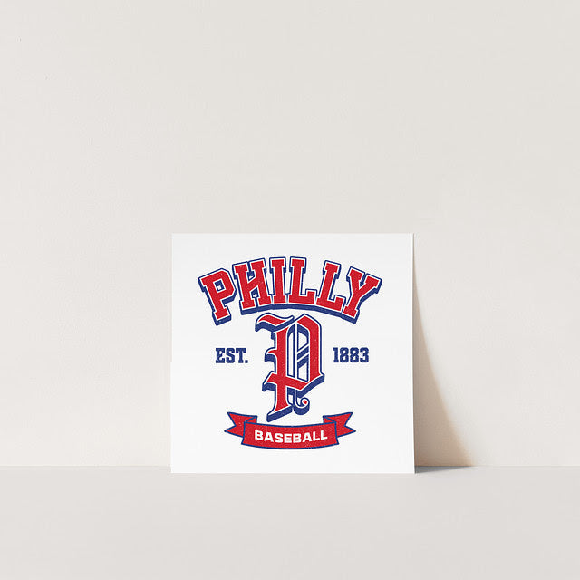 Philly Phan Wall Art Print (12.5"x12.5")