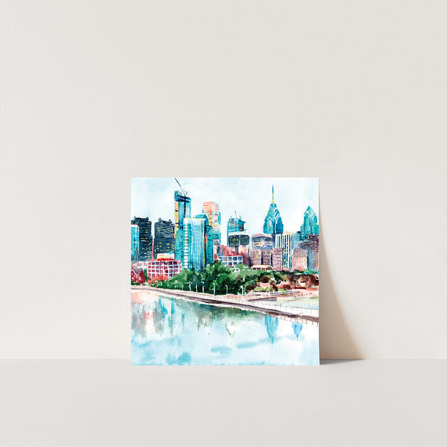 Philly Phan Wall Art Print (12.5"x12.5")