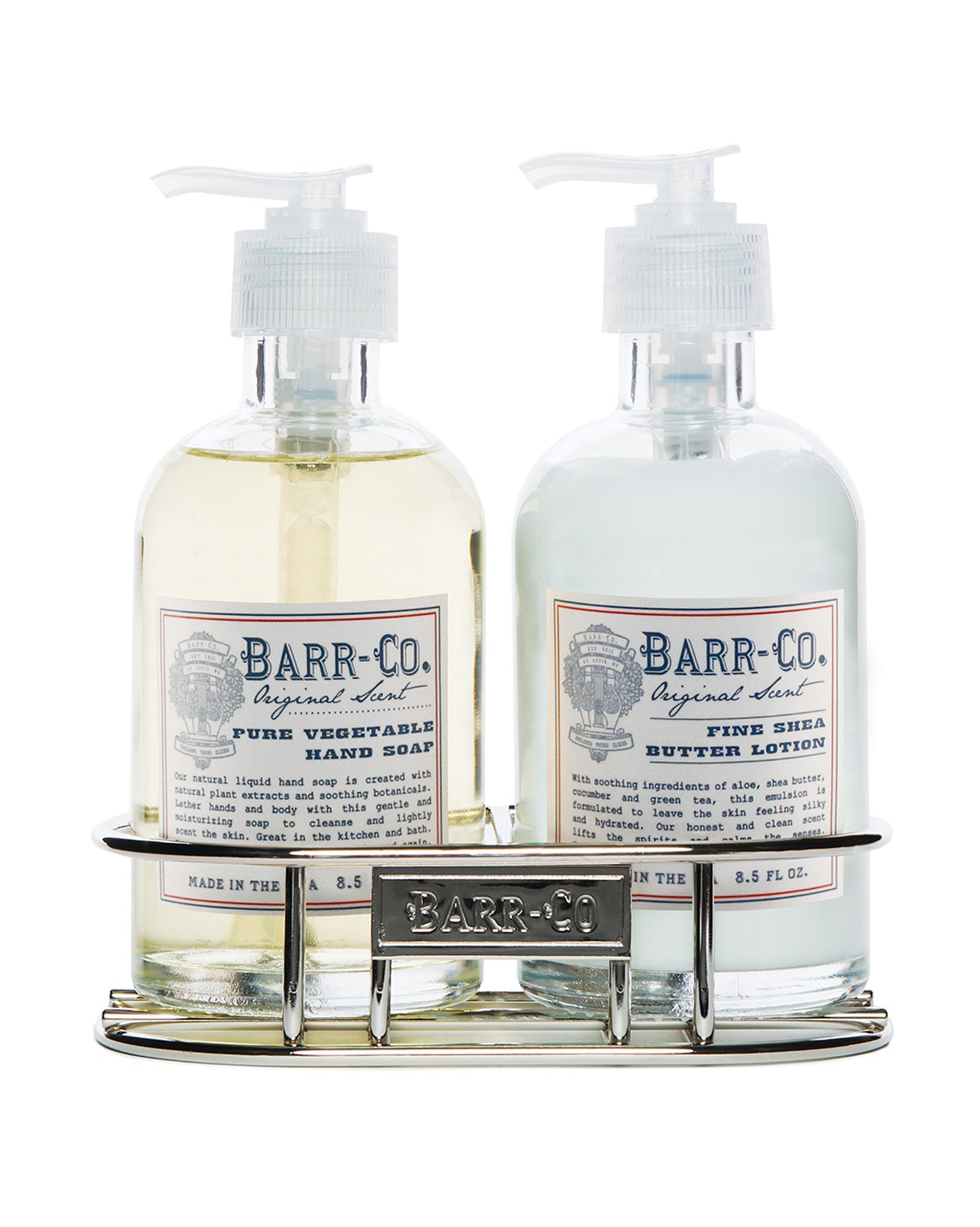 Barr-Co. Lotion & Soap Caddy Duo