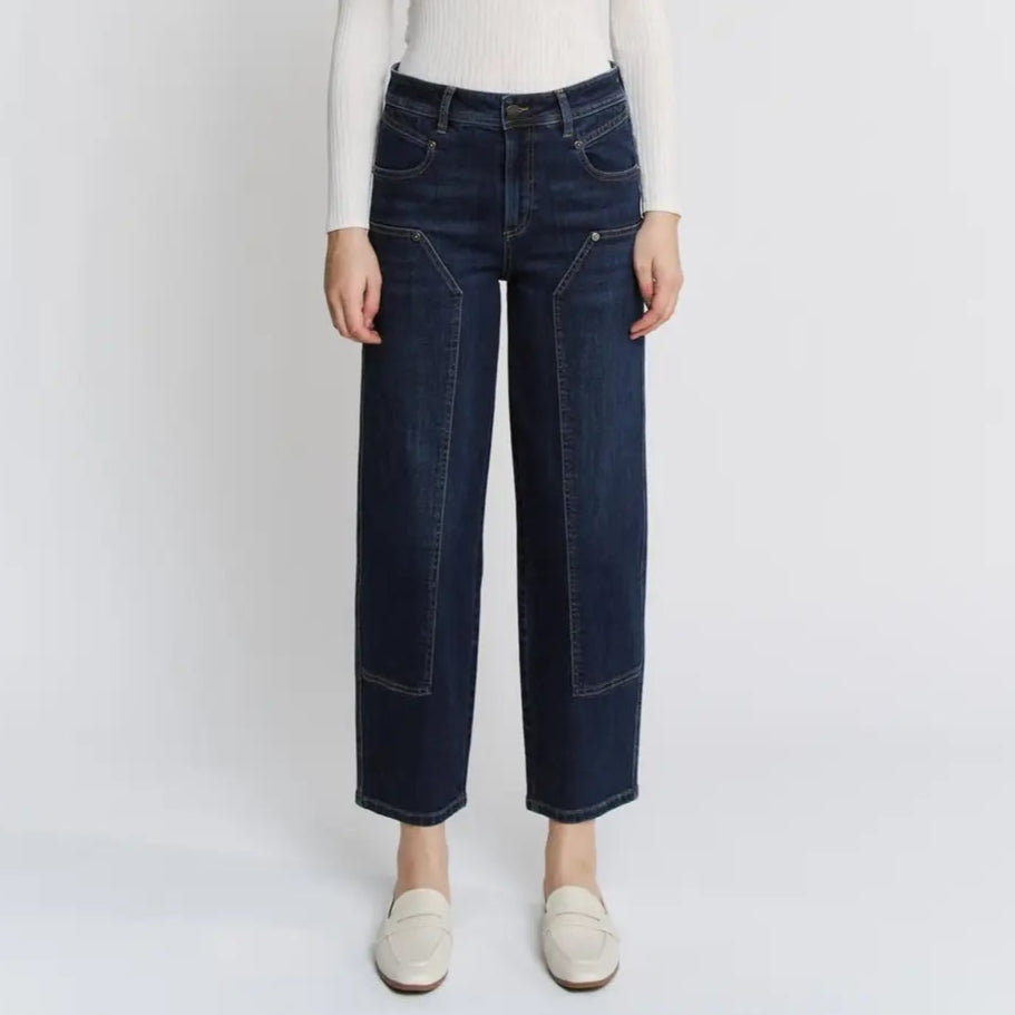 High Waist Barrel Jeans