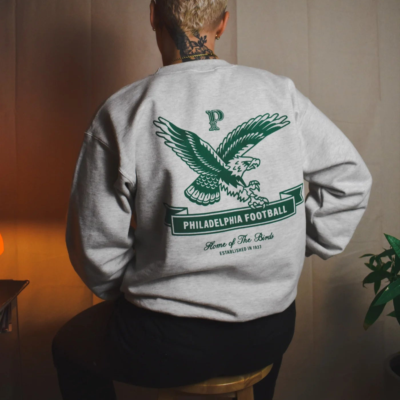 Letterman Birds Crewneck