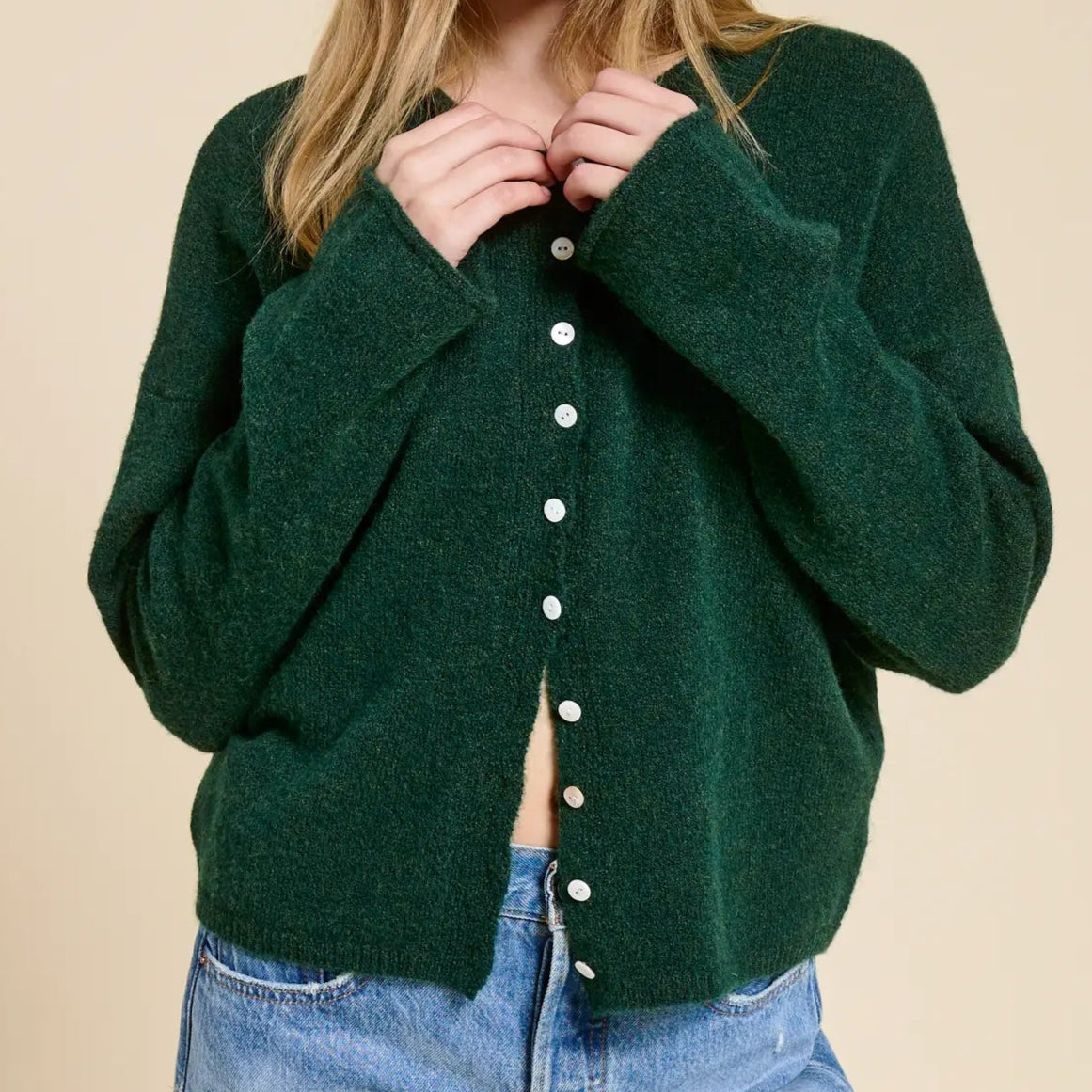 Essential Button Down Cardigan