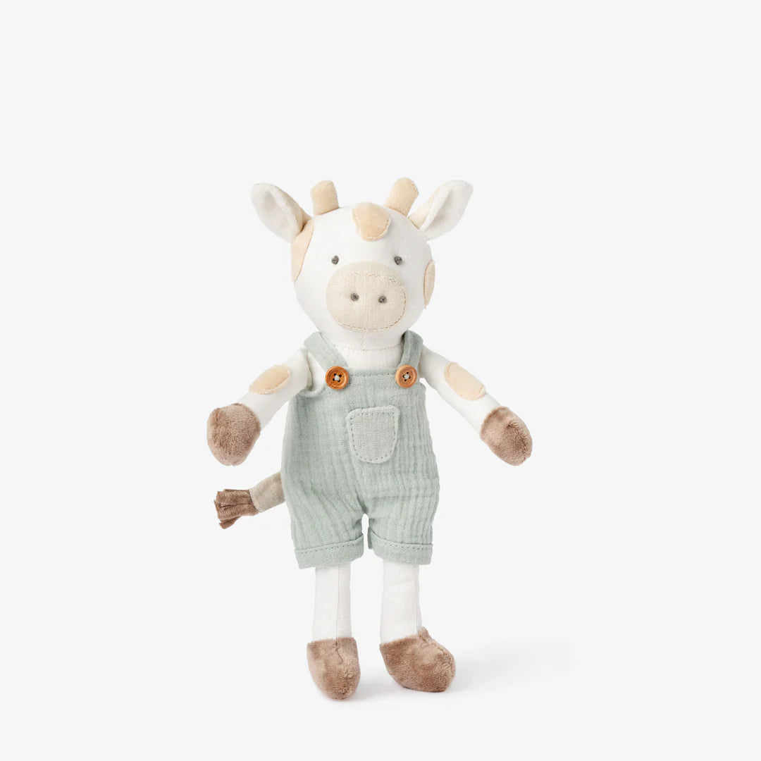 Elegant Baby 10" Charlie The Cow Linen Boxed Toy