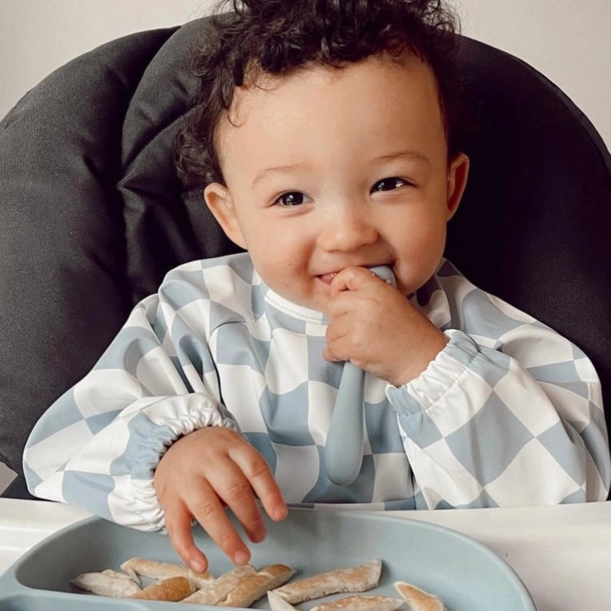 Calla & Friends Grayson Long Sleeve Bib Checkered