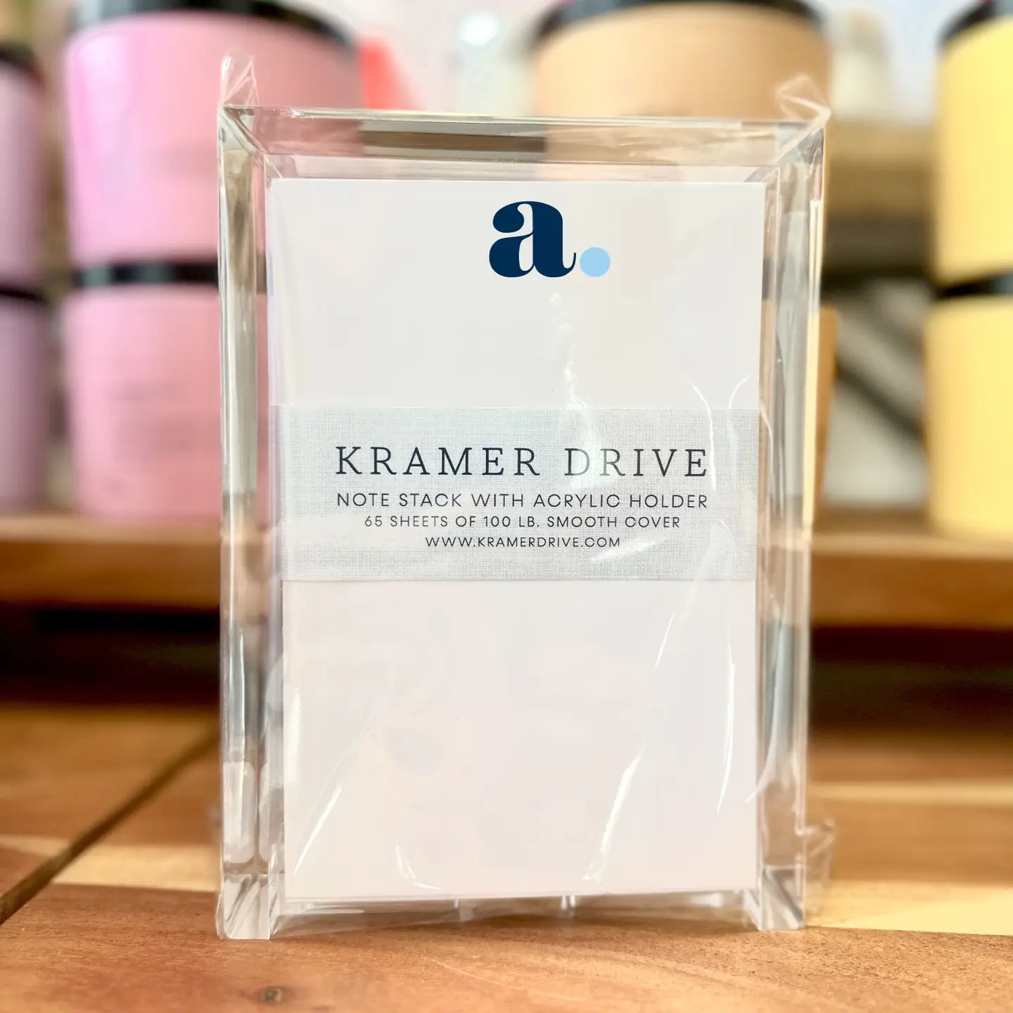 Kramer Drive Chunky Dot Initial Note Stack