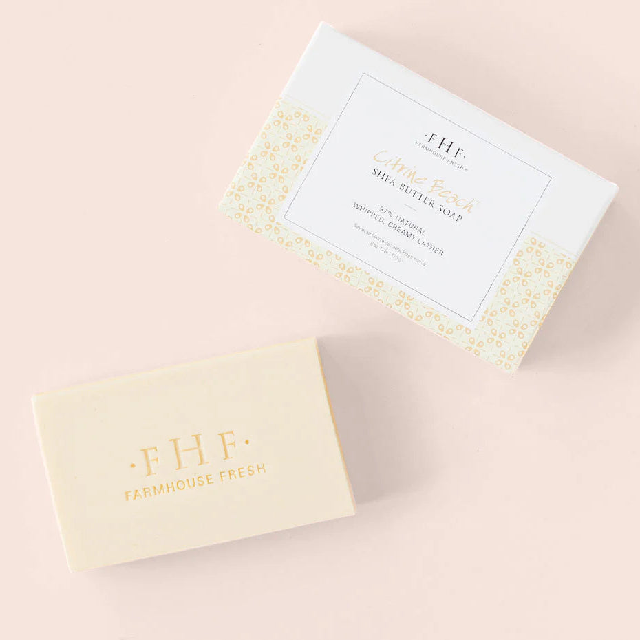 Farmhouse Fresh Citrine Beach Shea Butter Soap