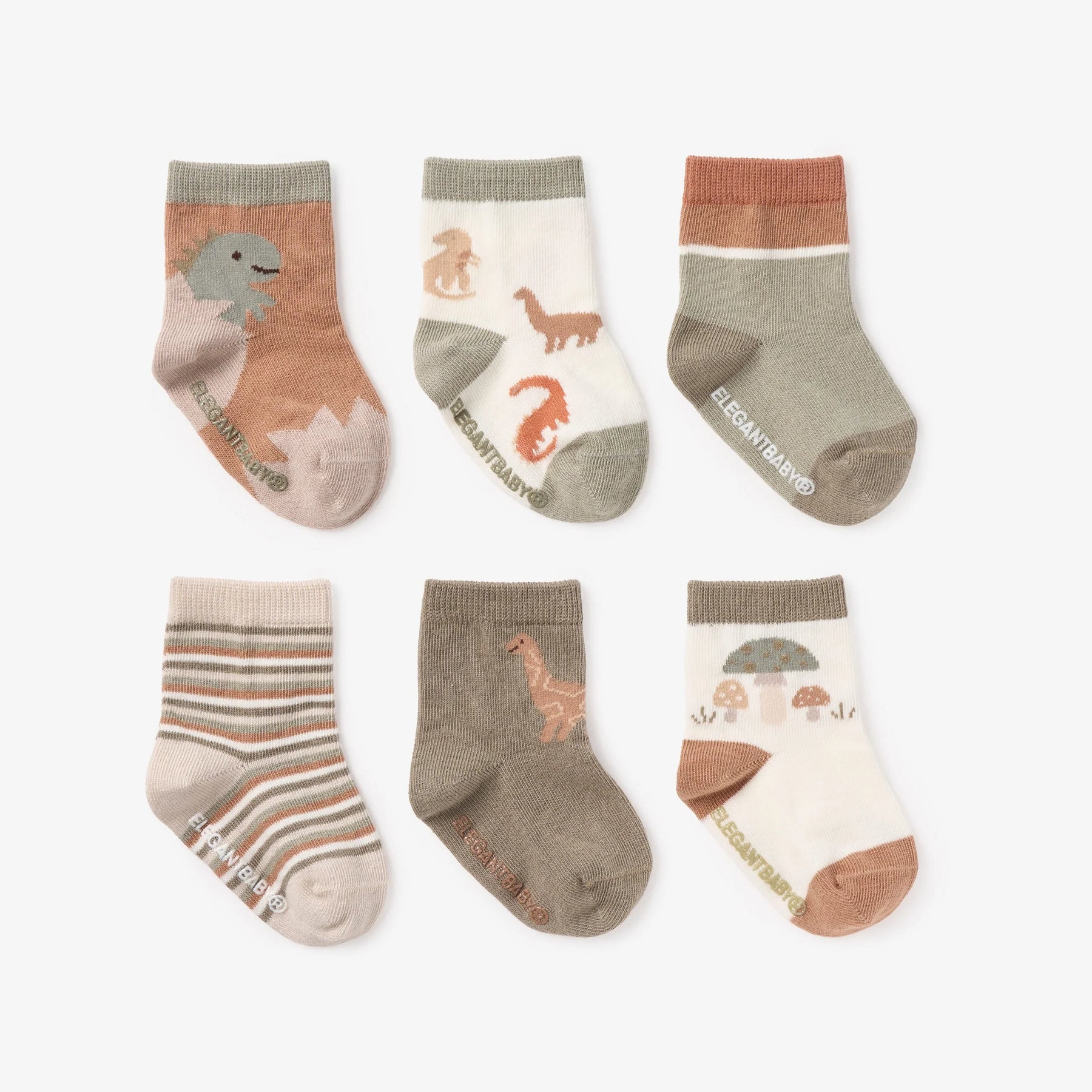 Dinosaur Non Slip Baby Socks