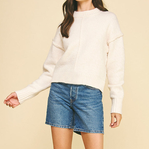 Exposed Seam Sweater