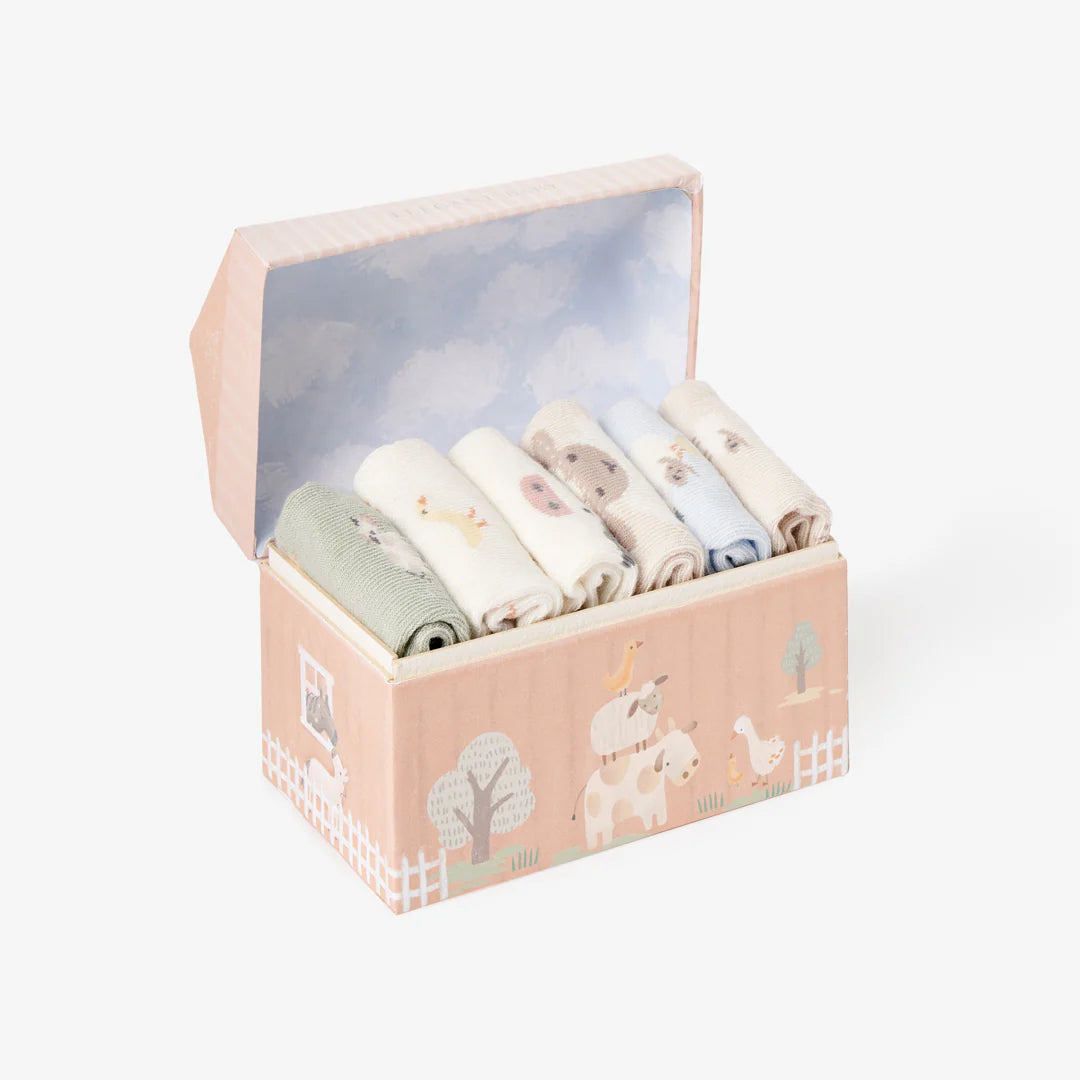 Elegant Baby On The Farm Non Slip Baby Socks