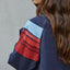 Finish Line Retro Stripe Crewneck