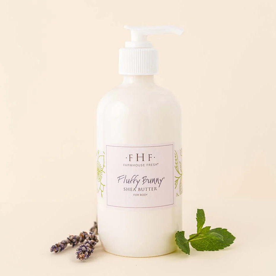 Farmhouse Fresh Fluffy Bunny Shea Butter Cream 8oz Pump Top