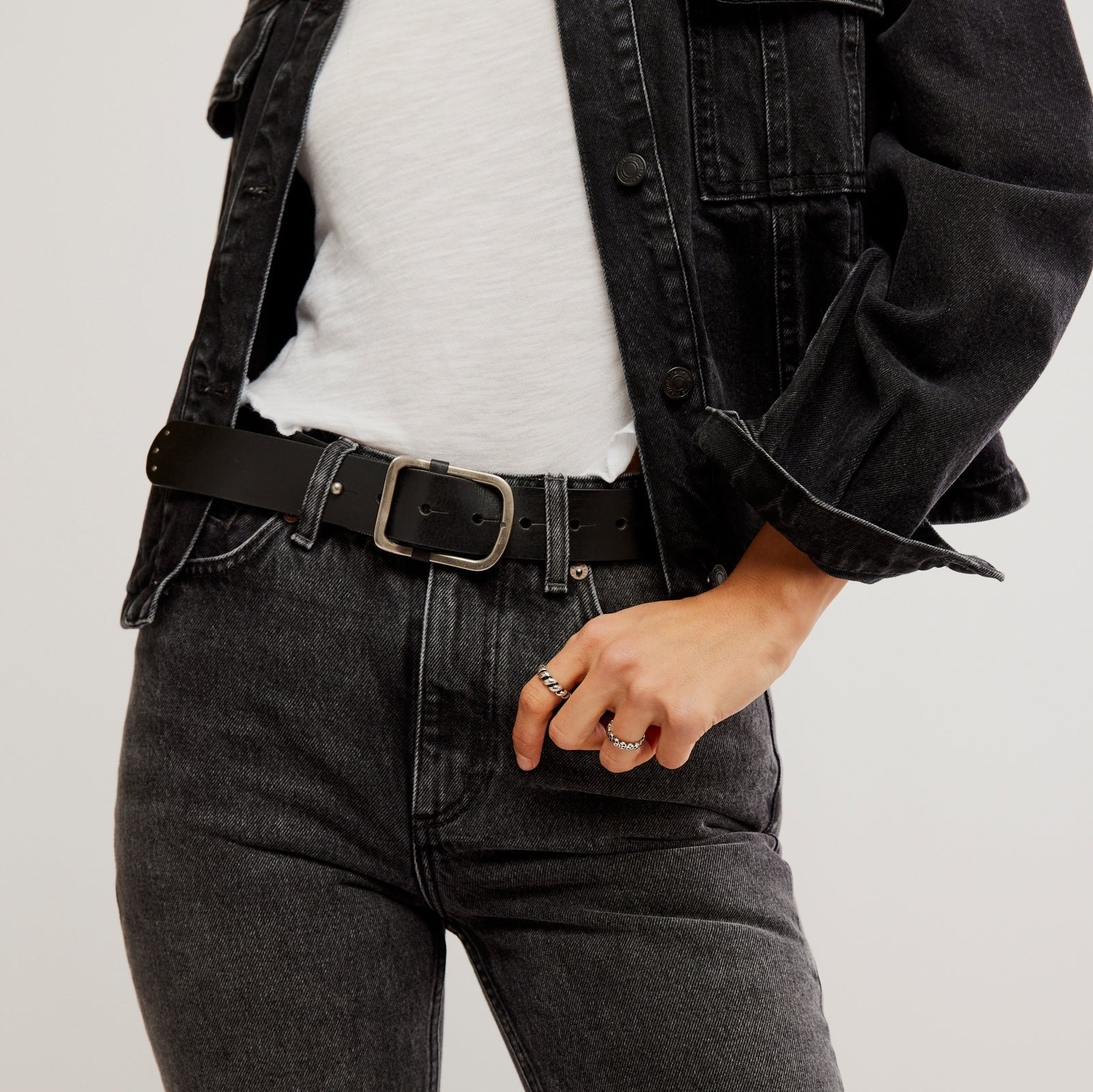 Free People 'We The Free' Gallo Leather Belt