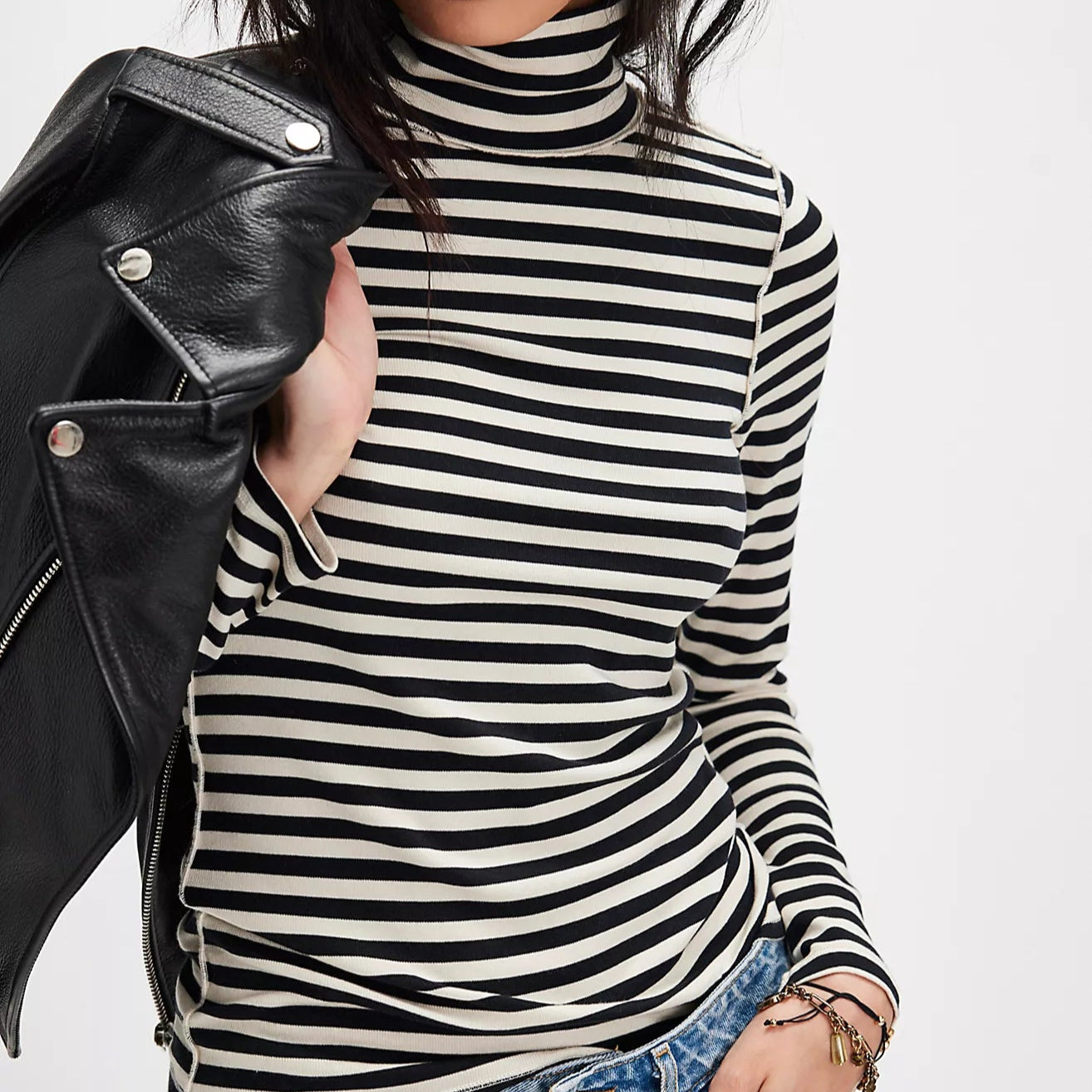 Free People Good Turtle Stripe Top