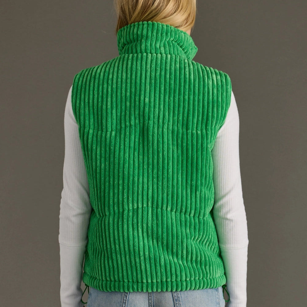 Green Corduroy Vest