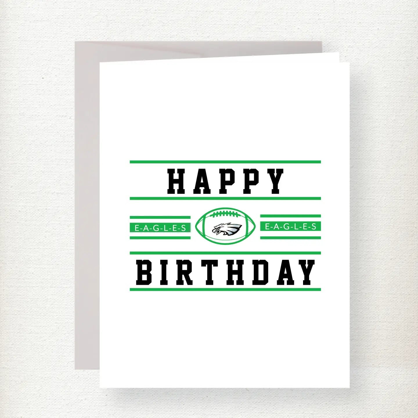 E-A-G-L-E-S Happy Birthday Greeting Card