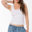 Hayes Ribbed Square Neck Tank