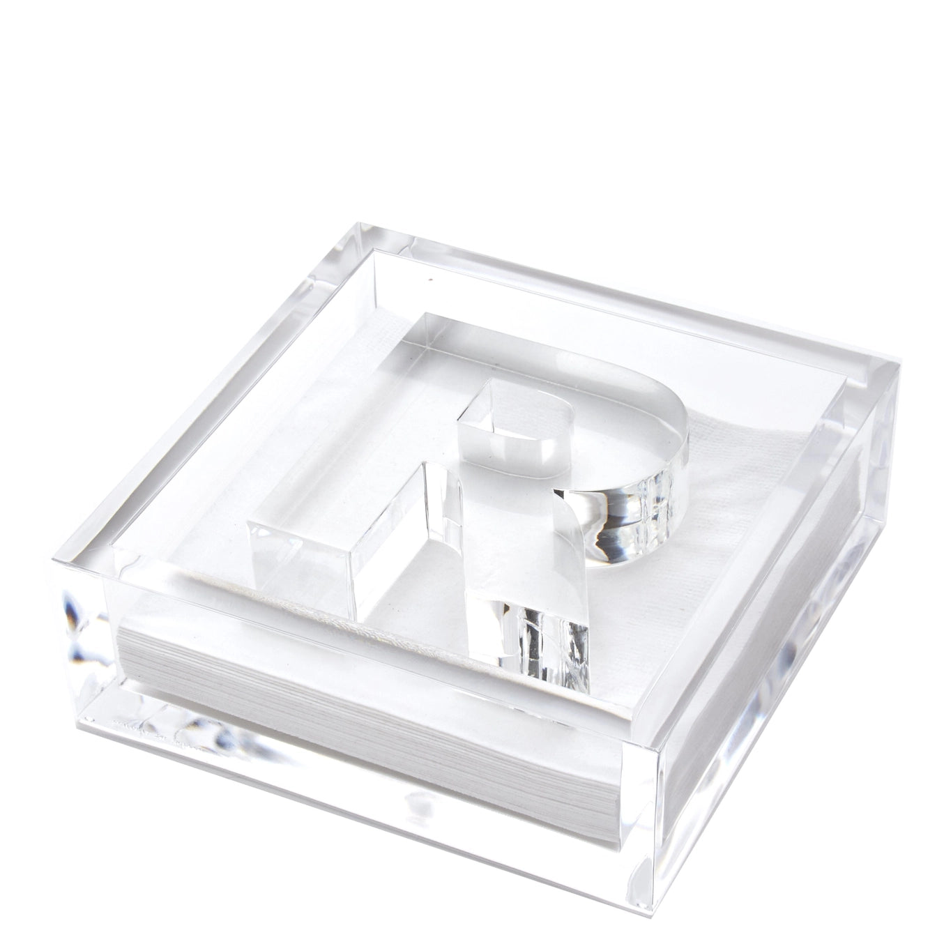 Initial Cocktail Napkin Holder