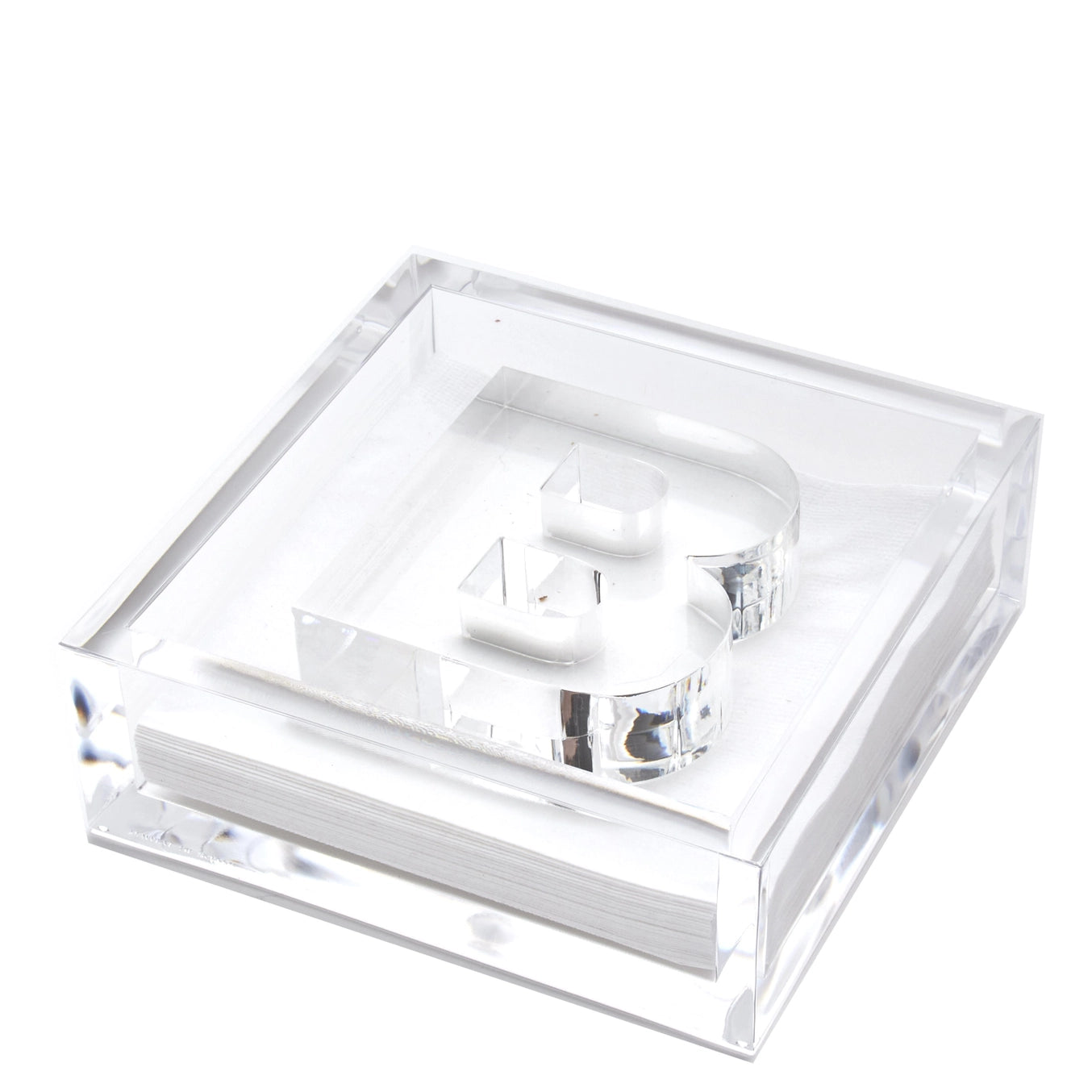 Initial Cocktail Napkin Holder