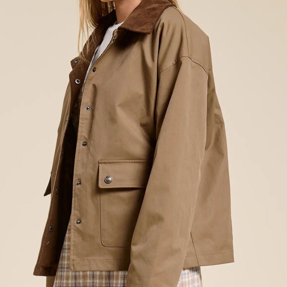 Snap Pocket Utility Jacket