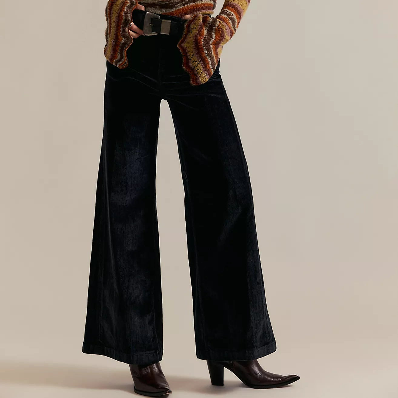 Free People Kellee High Rise Palazzo Cord Pant