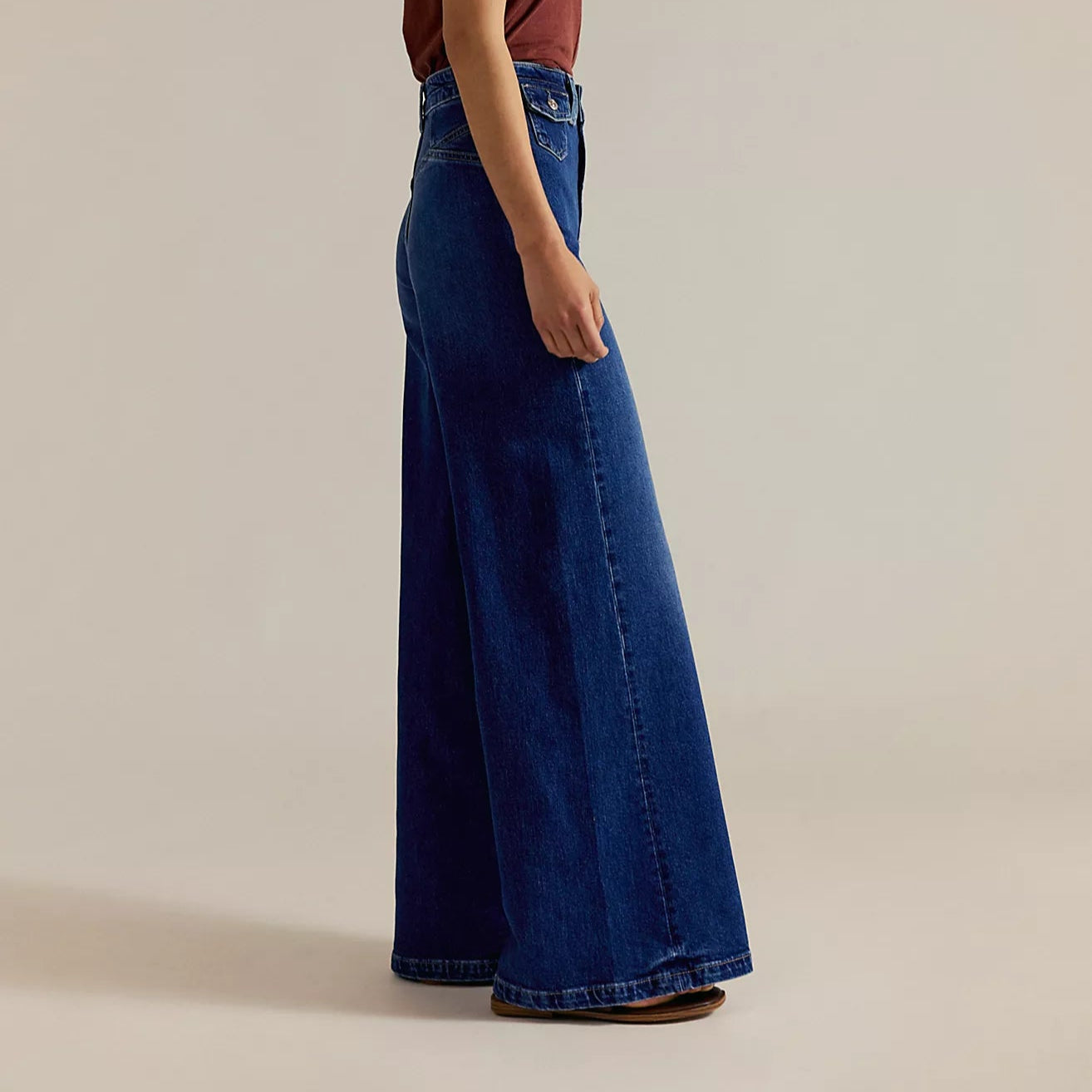 Free People Kellee High Rise Palazzo Jeans