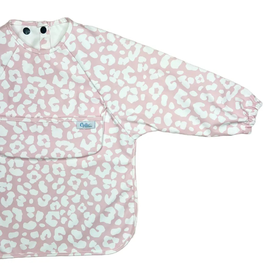 Calla & Friends Grayson Long Sleeve Bib Leopard