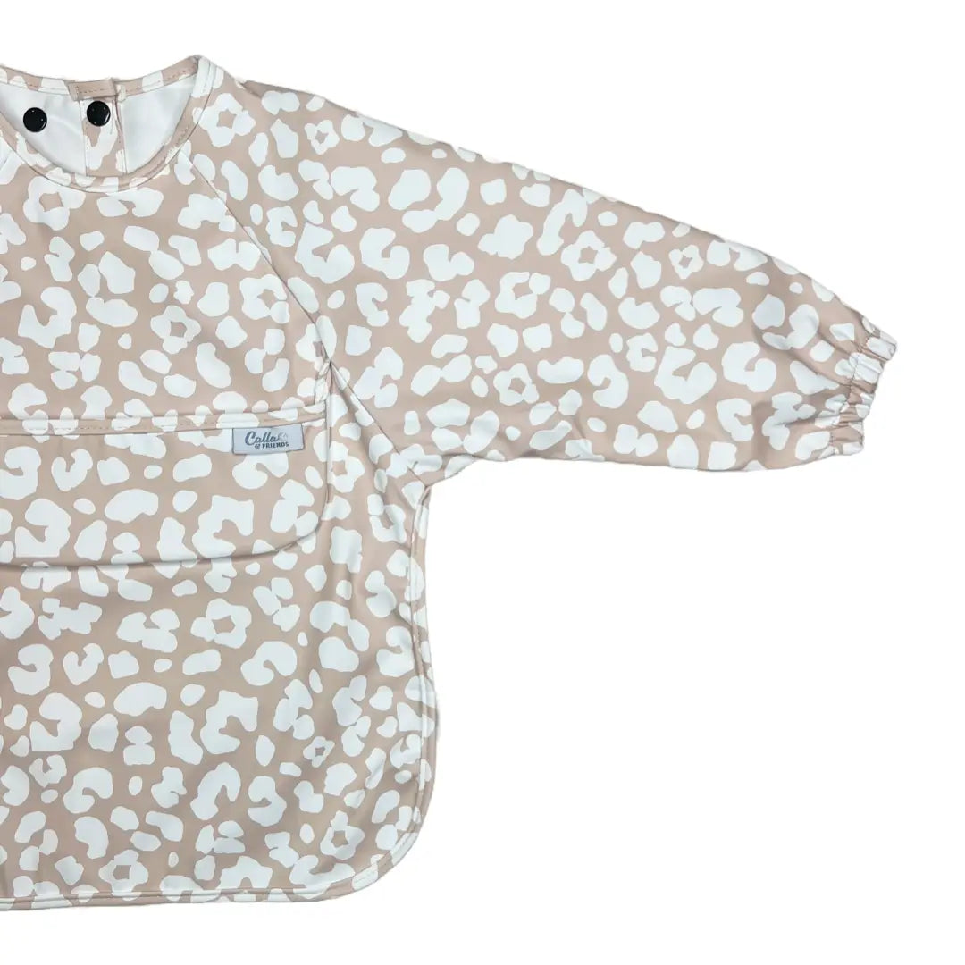 Calla & Friends Grayson Long Sleeve Bib Leopard