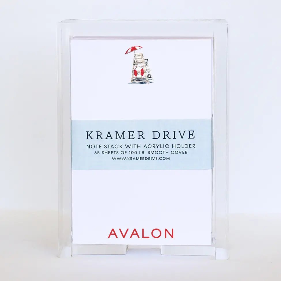Kramer Drive Lifeguard Chair Note Stack