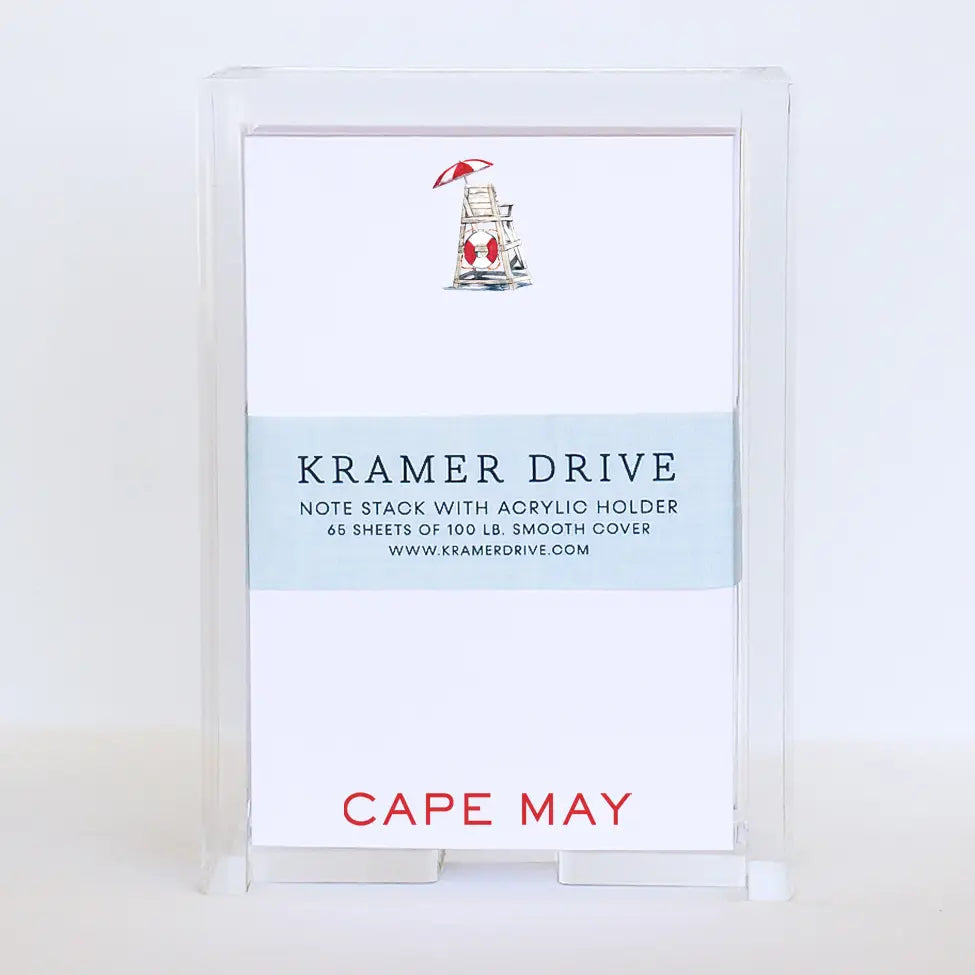 Kramer Drive Lifeguard Chair Note Stack