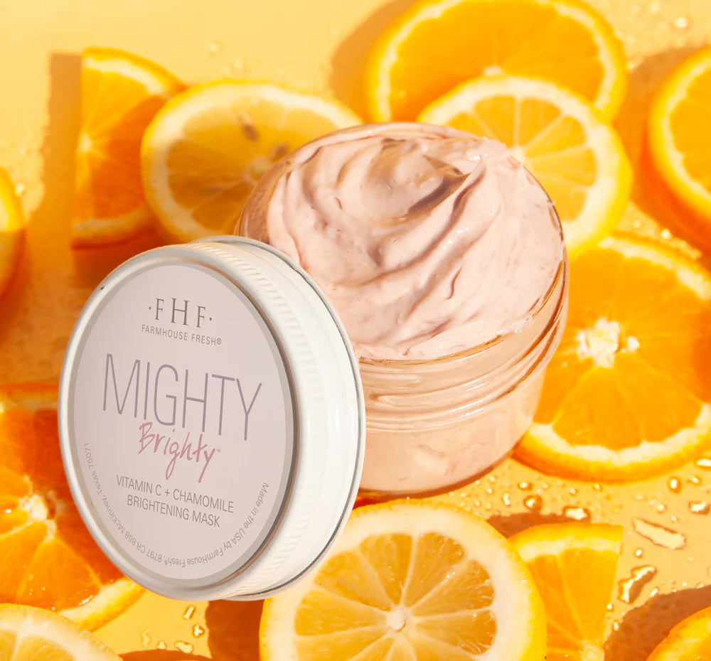 FHF Mighty Brighty Vitamin C + Chamomile Brightening Face Mask