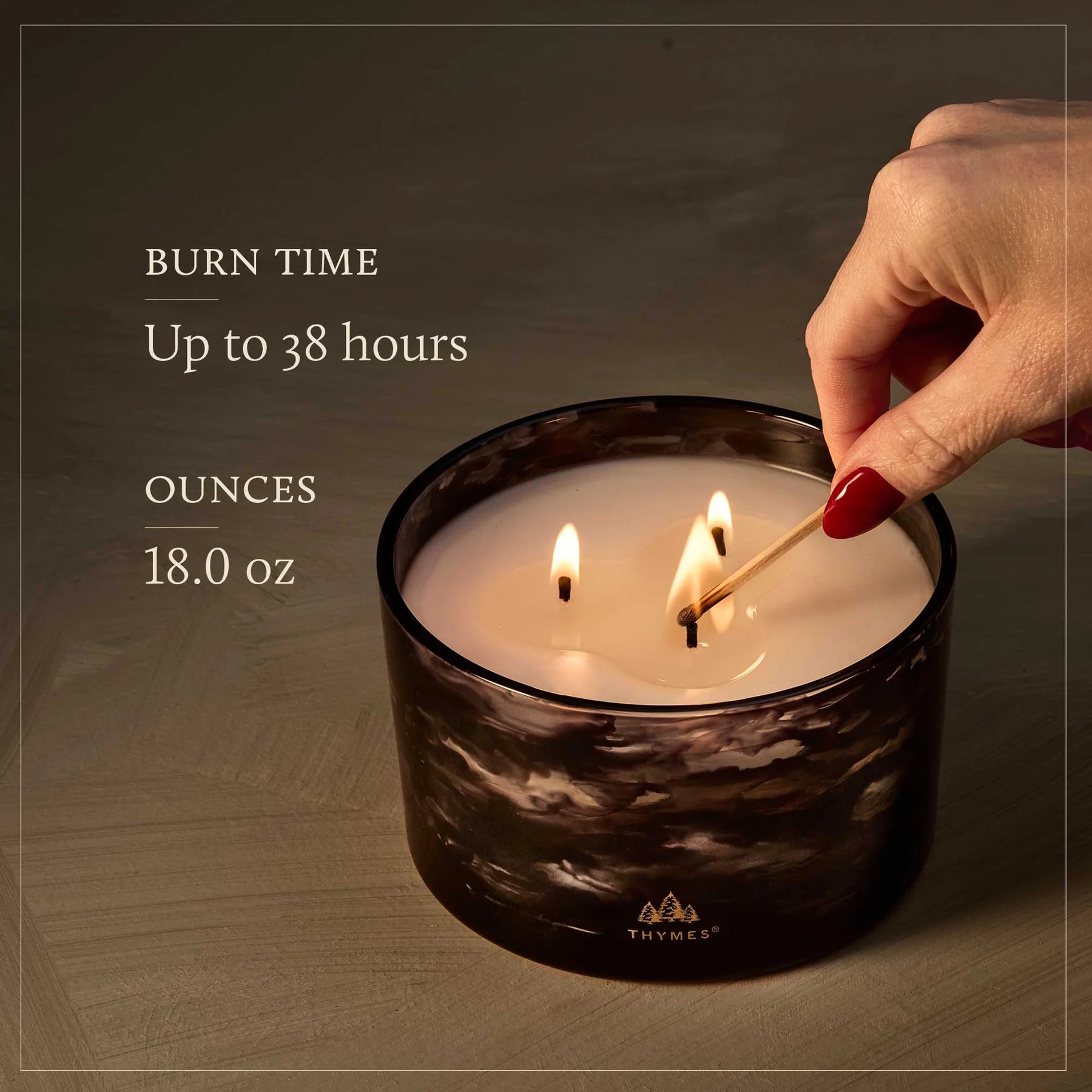 Noir Woods 3-Wick 18oz Poured Candle
