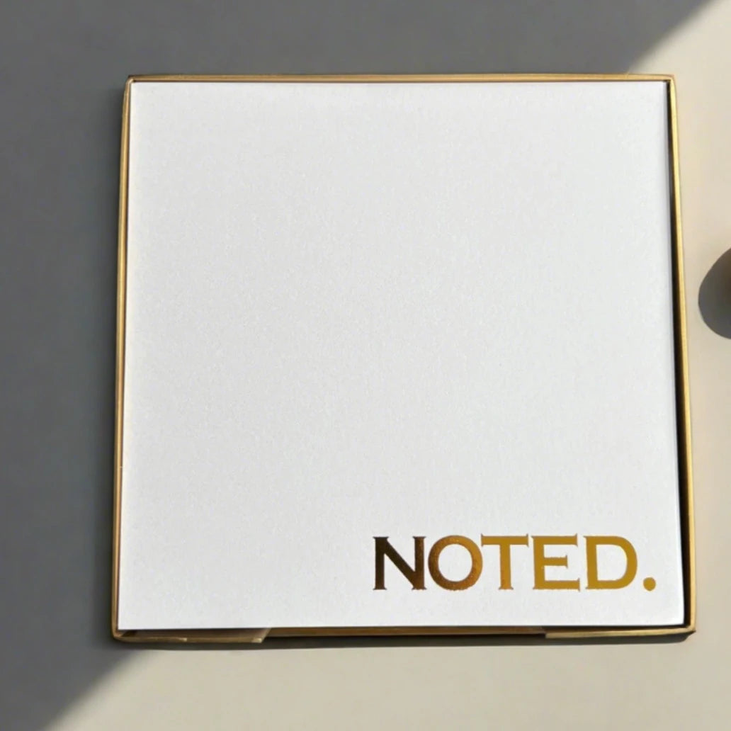 NOTED. Brass Jotter Tray