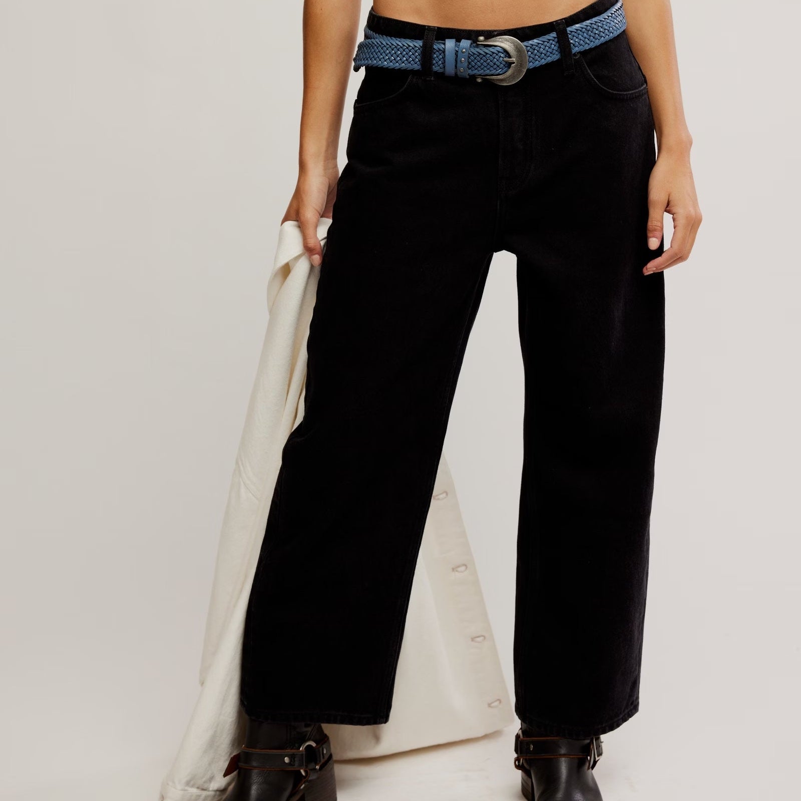 Free People Deep Trance Dropped Boyfriend Jeans