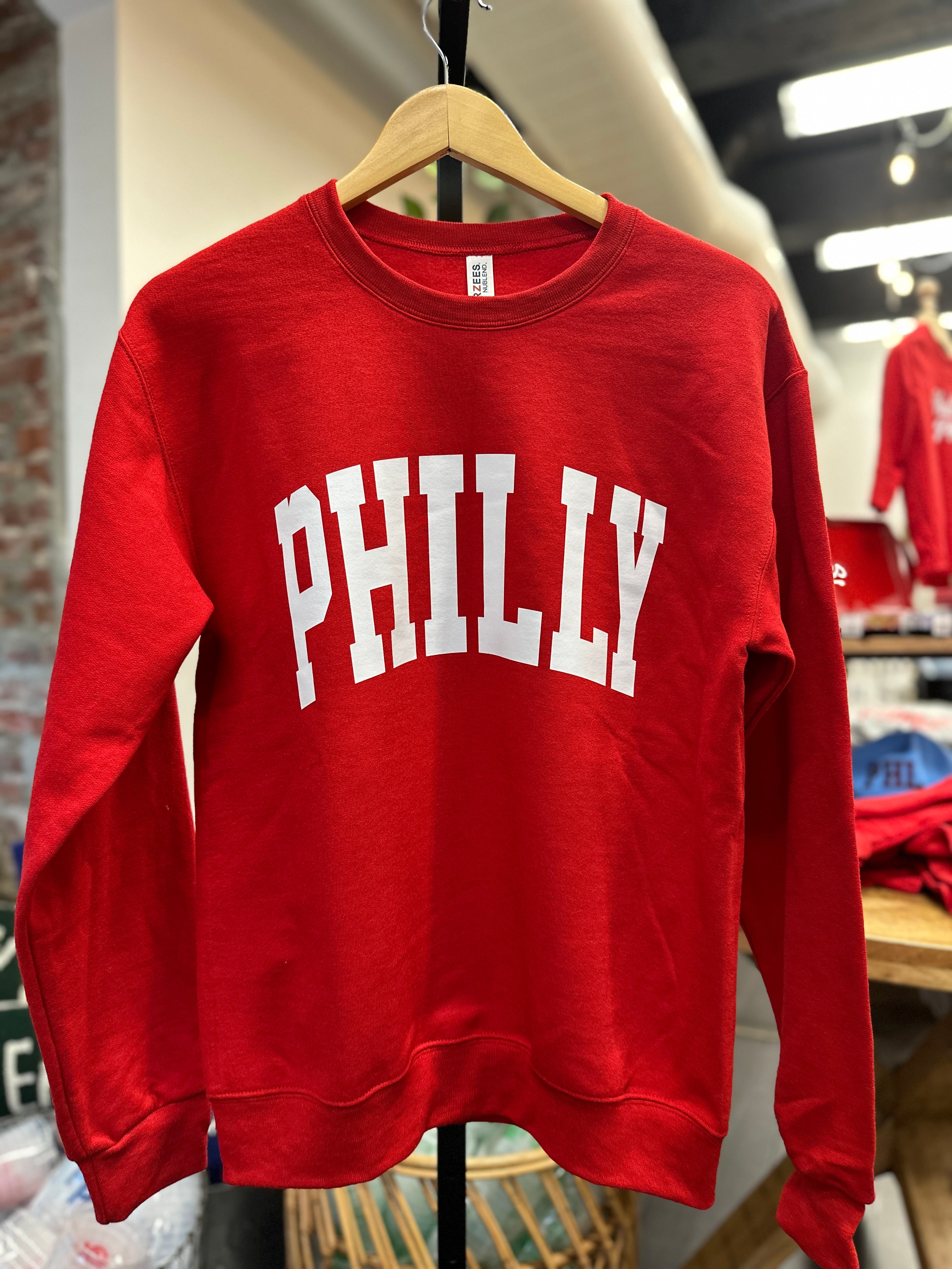Philly Block Letter Crewneck