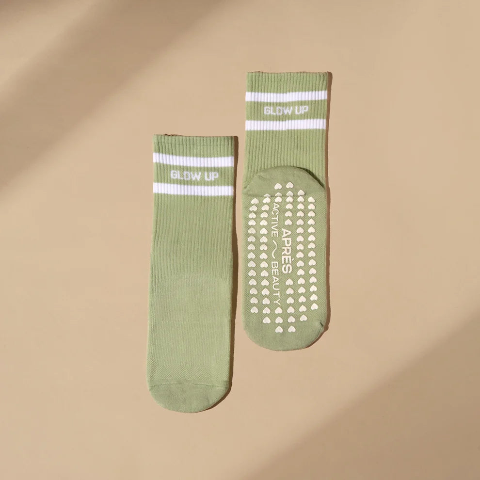 Aprés Beauty Pilates Grip Socks