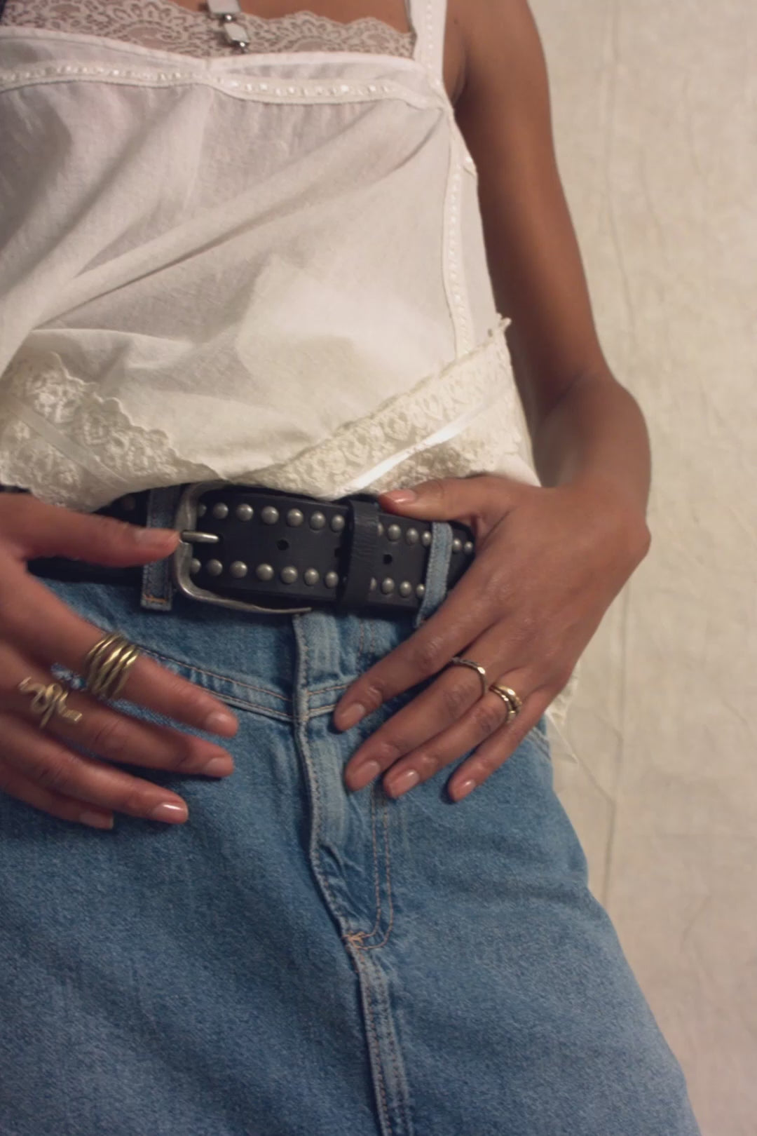 Free People Sola Stud Belt