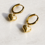 Puffy Heart Huggie Hoops