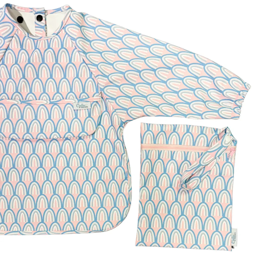 Calla & Friends Grayson Long Sleeve Bib Rainbow